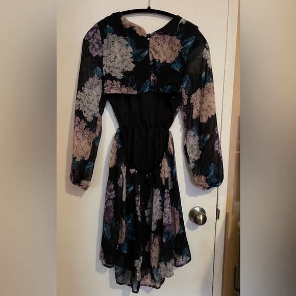 Trendyol Floral Cut-out Dress-Small - Picture 3 of 5